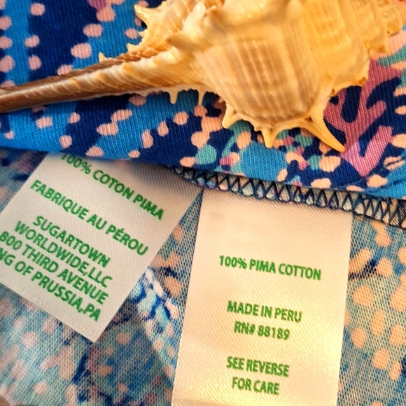 Lilly Pulitzer Dress - Etta Dress NWT Barton Blue Star Gazer Small - Picture 13 of 15